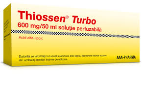 Alpha Lipoic Acid 600mg/50ml Injectable Solution THIOSSEN TURBO (pack 10 vials x 50ml)